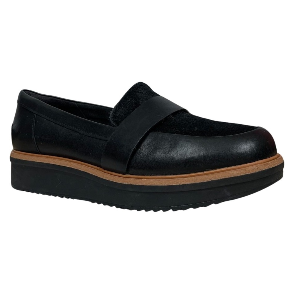Clarks Women's Teadale Elsa Penny Loafer Wedge Comfort Shoe Office Preppy